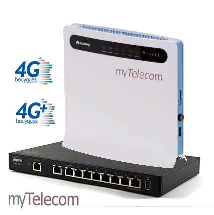  4G et 5G Solution DualWan DuoBox Connect 4G : ajoutez Internet 4G [250Go] à votre connexion Internet : plus fiable, plus rapide