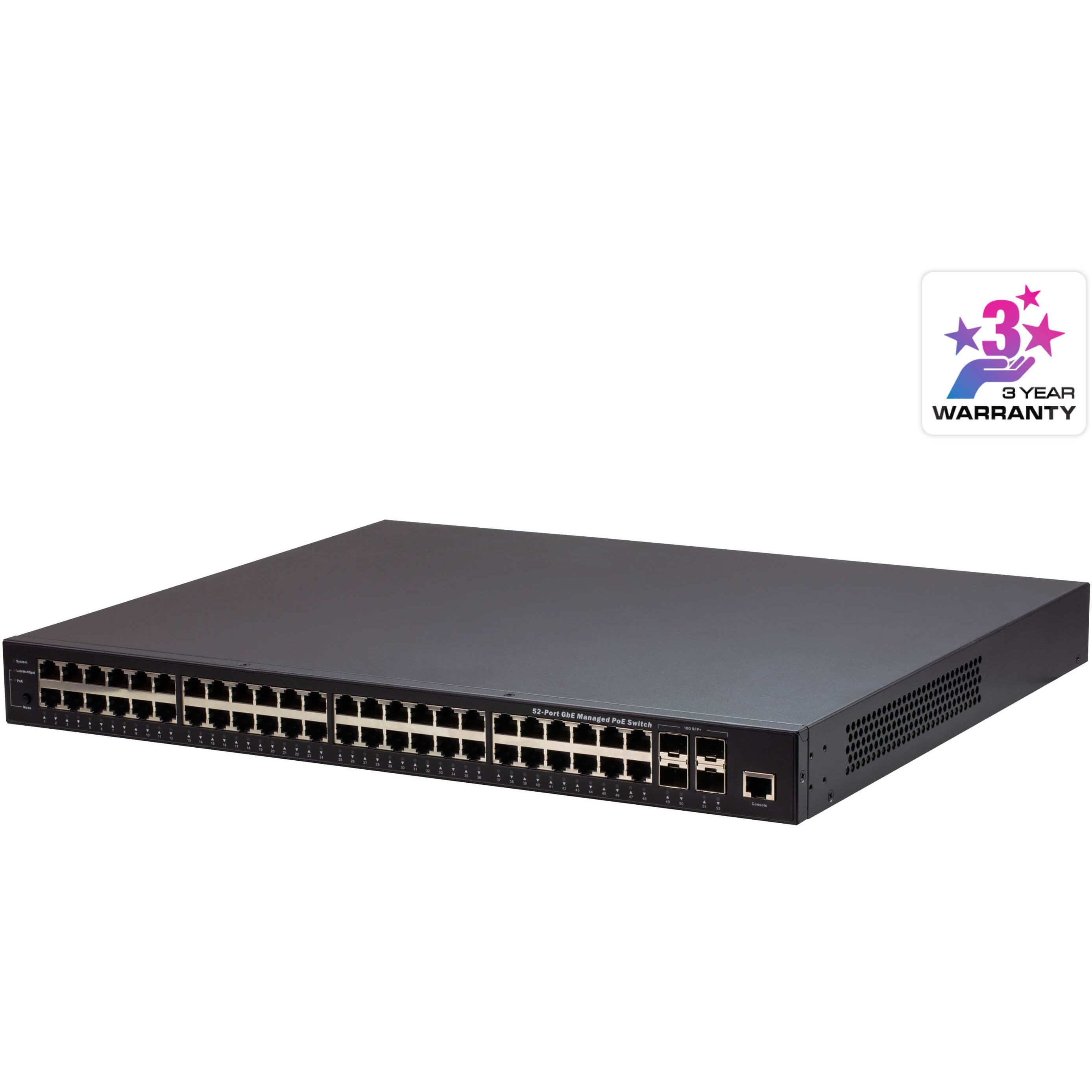  Switch ethernet Switch administrable 52 ports Giga PoE ES0152P-AX-G