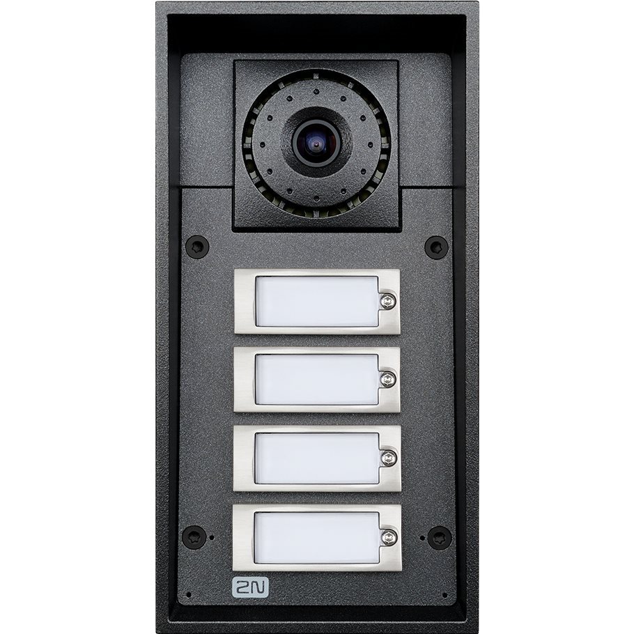   Portiers Vidéo   2N IP Force 4 boutons & Caméra & Haut-parleur 10W 9151104CW
