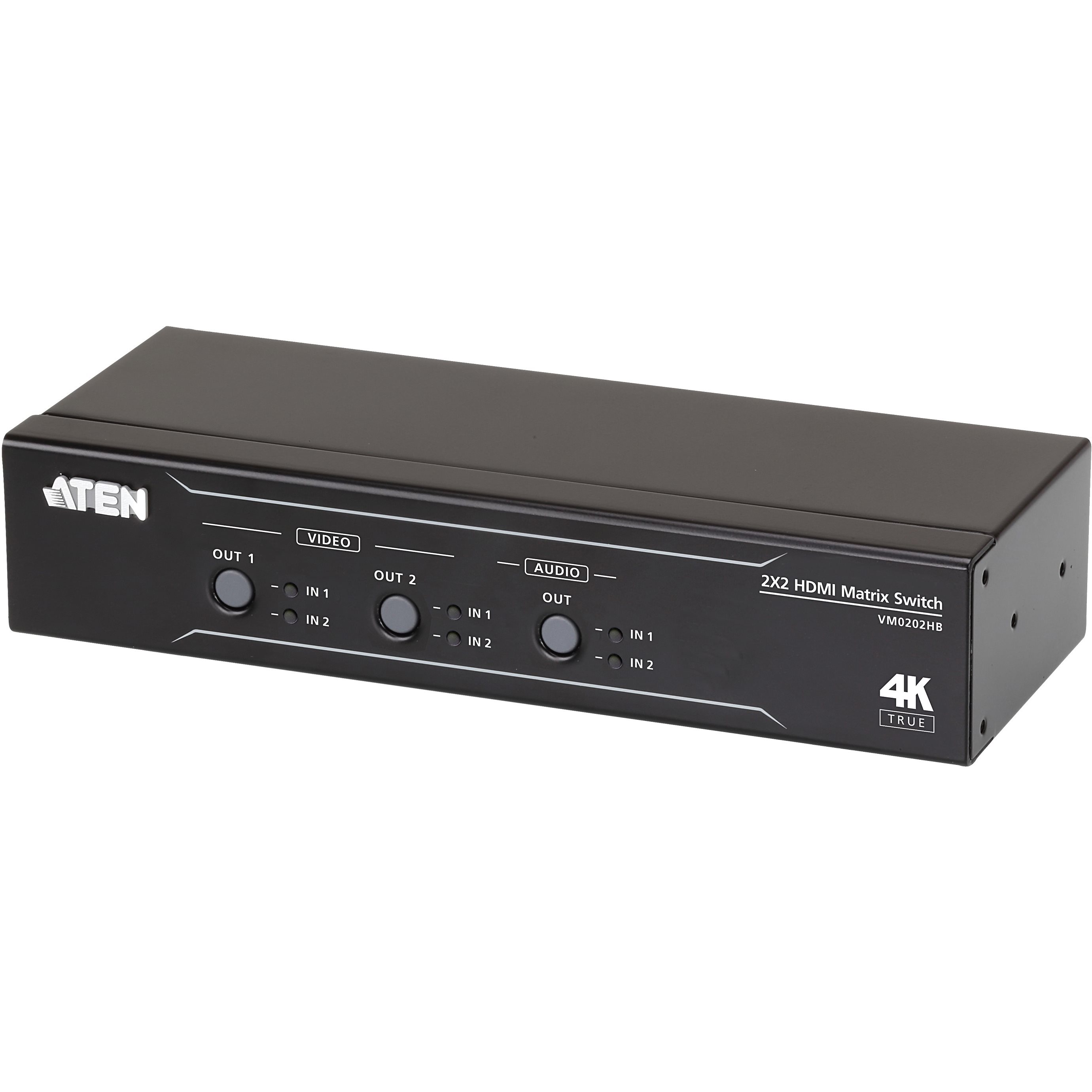  Vidéo splitter Switch Matrix HDMI 4K 2x2 avec audio VM0202HB-AT-G